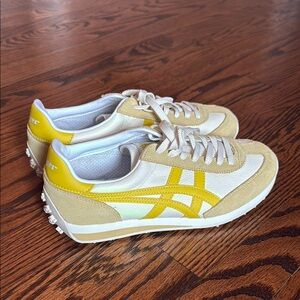 Onitsuka Tiger by Asics Yellow and White Sneakers